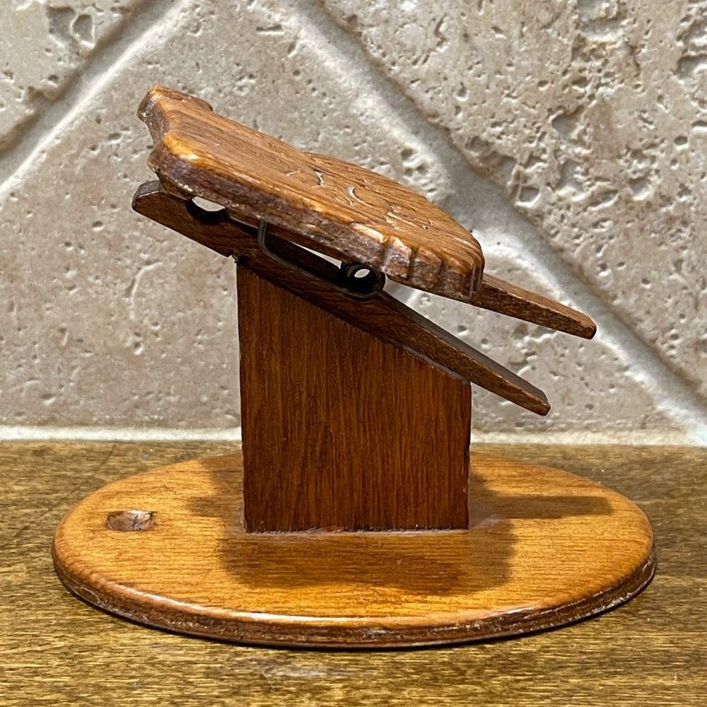 Vintage Cow wood wall hanging clip - Picture 4 of 8
